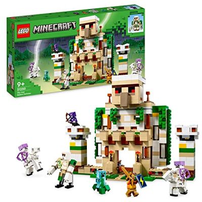 Lego Minecraft 21250 Het fort van de ijzeren Golem, kasteelspeelgoed dat in een groot figuur verandert Lego Minecraft 21250 Het fort van de ijzeren Golem, kasteelspeelgoed dat in een groot figuur verandert
