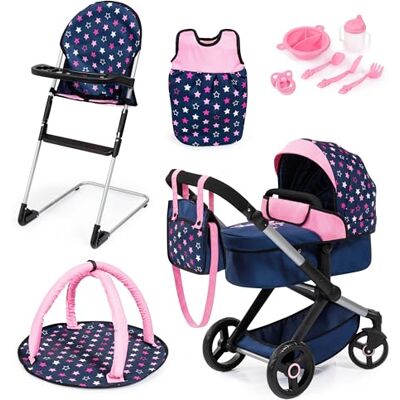 Bayer Design 17016AD XEO pop kinderwagenset, verstelbare handgreep, transformeerbaar, kinderstoel, slaapzak, kruipmat, plastic accessoires Bayer Design 17016AD XEO pop kinderwagenset, verstelbare handgreep, transformeerbaar, kinderstoel, slaapzak, kruipmat, plastic accessoires