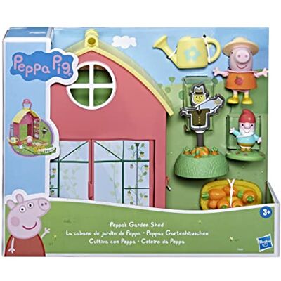 Peppa Pig Peppa tuinhuisje kleuterspeelgoed; bevat 1 figuur, 5 accessoires, draaggreep; vanaf 3 jaar Peppa Pig Peppa tuinhuisje kleuterspeelgoed; bevat 1 figuur, 5 accessoires, draaggreep; vanaf 3 jaar