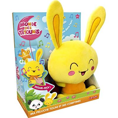 Lansay Titounis Mijn Touni knuffel en zijn kinderliedjes 1e leeftijd vanaf 6 maanden Lansay Titounis Mijn Touni knuffel en zijn kinderliedjes 1e leeftijd vanaf 6 maanden