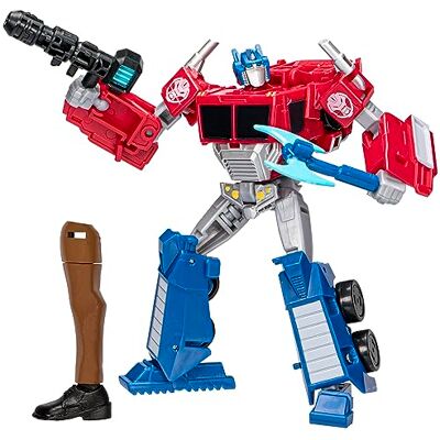 Transformers EarthSpark, Optimus Prime klasse Deluxe figuur, 12,5 cm, robotspeelgoed voor kinderen, vanaf 6 jaar Transformers EarthSpark, Optimus Prime klasse Deluxe figuur, 12,5 cm, robotspeelgoed voor kinderen, vanaf 6 jaar