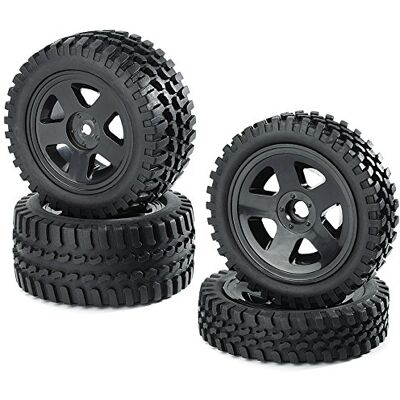 Carson 500900027 1:10 Black All Terrain Velgen Kit gereduceerde modellen, reserveonderdelen, tuning, accessoires, RC banden Carson 500900027 1:10 Black All Terrain Velgen Kit gereduceerde modellen, reserveonderdelen, tuning, accessoires, RC banden