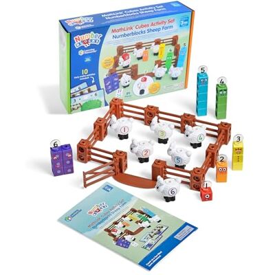 Learning Resources HM96093-UK MathLink Schapen dobbelstenen set leeftijd 3 4 5 6 jaar CBeebies speelgoed cijfer speelboerderij EYFS 10 wiskundige activiteiten inbegrepen meerkleurig Learning Resources HM96093-UK MathLink Schapen dobbelstenen set leeftijd 3 4 5 6 jaar CBeebies speelgoed cijfer speelboerderij EYFS 10 wiskundige activiteiten inbegrepen meerkleurig