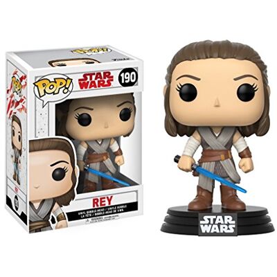 Funko 14743 POP Bobble: Star Wars: E8 TLJ: Rey Funko 14743 POP Bobble: Star Wars: E8 TLJ: Rey