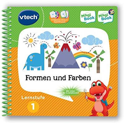 VTech 80-480504 Magibook Leerboek, Leerniveau 1, Vormen en Kleuren, Leeftijd: 2-5 jaar, in het Duits VTech 80-480504 Magibook Leerboek, Leerniveau 1, Vormen en Kleuren, Leeftijd: 2-5 jaar, in het Duits