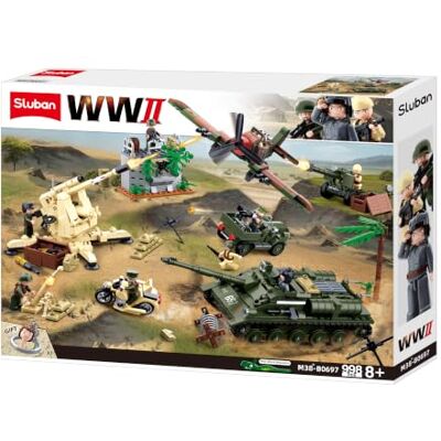 Sluban -M38-B0697 bouwspel, M38-B0697, meerkleurig Sluban -M38-B0697 bouwspel, M38-B0697, meerkleurig