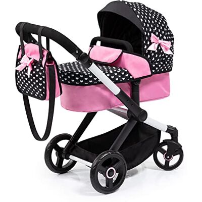 Bayer Design 17060AA Combi Xeo poppenwagen, poppenwagen, tas, in hoogte verstelbaar, transformeerbaar Bayer Design 17060AA Combi Xeo poppenwagen, poppenwagen, tas, in hoogte verstelbaar, transformeerbaar