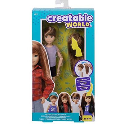 Mattel Creatable World Ontdekkingsdoos met figuren, personaliseerbare pop met rood haar, speelgoed voor kinderen vanaf 6 jaar, GKV40 Mattel Creatable World Ontdekkingsdoos met figuren, personaliseerbare pop met rood haar, speelgoed voor kinderen vanaf 6 jaar, GKV40