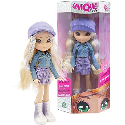Giochi Preziosi UNIQUE EYES Rebecca Fashion pop met lang en blond haar om te stylen, met huidige kledingstijl en ogen die je volgen, voor meisjes en jongens vanaf 3 jaar, 4 verschillende modellen Giochi Preziosi UNIQUE EYES Rebecca Fashion pop met lang en blond haar om te stylen, met huidige kledingstijl en ogen die je volgen, voor meisjes en jongens vanaf 3 jaar, 4 verschillende modellen