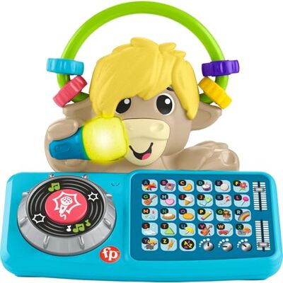 Fisher-Price Link Squad Yack Letters voor baby's en peuters met muziek en interactieve verlichting, vanaf 9 maanden, Franse versie, HYK96 Fisher-Price Link Squad Yack Letters voor baby's en peuters met muziek en interactieve verlichting, vanaf 9 maanden, Franse versie, HYK96