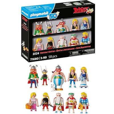 Playmobil 71680 Asterix – Gallische onherleidbare Caesar – inclusief Asterix – Obelix – Idefix, Panoramix en andere iconische figuren uit de serie – vanaf 5 jaar Playmobil 71680 Asterix – Gallische onherleidbare Caesar – inclusief Asterix – Obelix – Idefix, Panoramix en andere iconische figuren uit de serie – vanaf 5 jaar