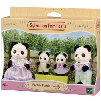 Sylvanian Families La Famille Panda – 5529 – familie met 4 figuren – mini-poppen Sylvanian Families La Famille Panda – 5529 – familie met 4 figuren – mini-poppen