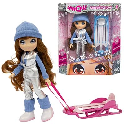 Giochi Preziosi Unieke Eyes, 25 cm grote pop – Sophia, met hun blik die je uit de ogen volgt, met winterkleding en accessoires, speelgoed voor kinderen vanaf 3 jaar, , MYM173 Giochi Preziosi Unieke Eyes, 25 cm grote pop – Sophia, met hun blik die je uit de ogen volgt, met winterkleding en accessoires, speelgoed voor kinderen vanaf 3 jaar, , MYM173