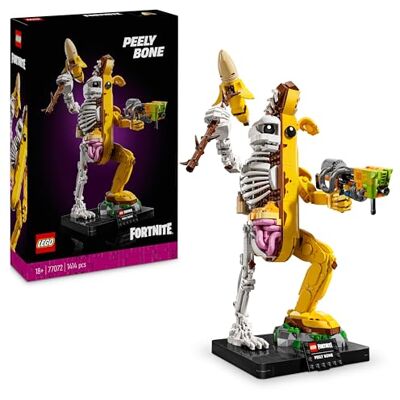 Lego Fortnite Banaan Pelee Bouwset voor volwassenen met figuur Model & Decoratie Schilderwerper, Schil & Stand DIY Collectorset Cadeau voor Gamer & Fan 77072 Lego Fortnite Banaan Pelee Bouwset voor volwassenen met figuur Model & Decoratie Schilderwerper, Schil & Stand DIY Collectorset Cadeau voor Gamer & Fan 77072