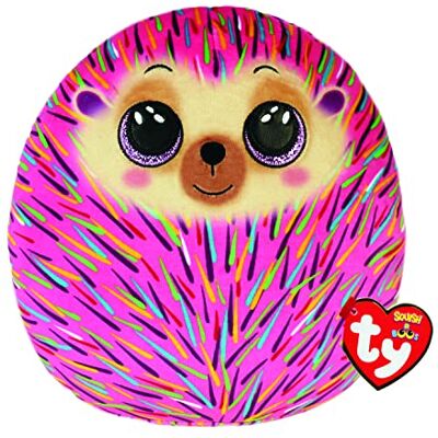 Ty Squish a boos Hildee de egel kussen 20 cm 39240, roze Ty Squish a boos Hildee de egel kussen 20 cm 39240, roze