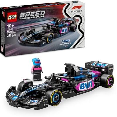 Lego Speed Champions Auto F1 BWT Alpine Team A524 Bouwspel met racevoertuig Formule 1 Pilotenverzamelaar minifiguur Model voor jongens en meisjes vanaf 10 jaar 77248 Lego Speed Champions Auto F1 BWT Alpine Team A524 Bouwspel met racevoertuig Formule 1 Pilotenverzamelaar minifiguur Model voor jongens en meisjes vanaf 10 jaar 77248
