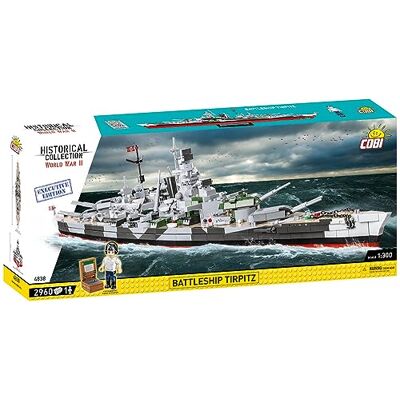 COBI Battleship Tirpitz LD.Ed E.E. -4838 COBI Battleship Tirpitz LD.Ed E.E. -4838