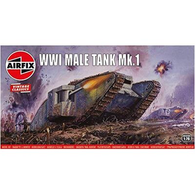 Airfix WWI Mannelijke Tank Mk.I Airfix WWI Mannelijke Tank Mk.I