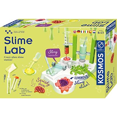 Kosmos 616878 Slime Lab Laboratory, maak zelf slijm en een reeks onderzoeksexperimenten voor kinderen met meertalige instructies (DE, EN, FR, IT, ES, NL) Kosmos 616878 Slime Lab Laboratory, maak zelf slijm en een reeks onderzoeksexperimenten voor kinderen met meertalige instructies (DE, EN, FR, IT, ES, NL)