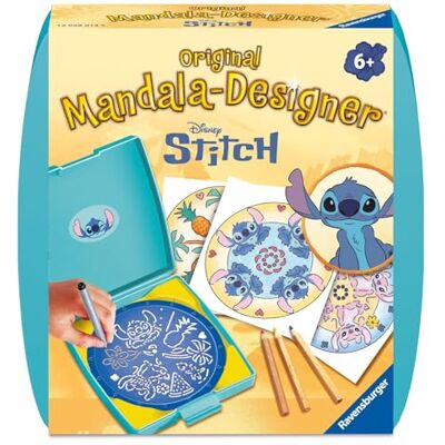 Ravensburger 12028014 Mandala Designer Mini Disney Stitch creatieve tekenset voor kinderen vanaf 6 jaar Ravensburger 12028014 Mandala Designer Mini Disney Stitch creatieve tekenset voor kinderen vanaf 6 jaar