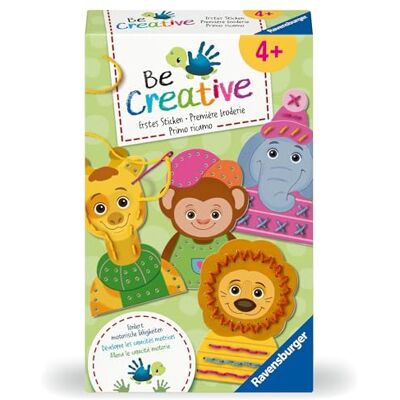 Ravensburger BeCreative First Borduurwerk knutselset voor kinderen vanaf 4 jaar, eerste borduurwerk voor meisjes en jongens 25536 Maak je eigen verjaardagscadeaus, decoratie Ravensburger BeCreative First Borduurwerk knutselset voor kinderen vanaf 4 jaar, eerste borduurwerk voor meisjes en jongens 25536 Maak je eigen verjaardagscadeaus, decoratie