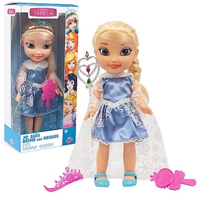 Giochi Preziosi FAIRYTALE PRINCESS, pop 35 cm, met prinsessenoutfit en accessoires, model ijskoningin, speelgoed voor kinderen vanaf 3 jaar, , FAT011 Giochi Preziosi FAIRYTALE PRINCESS, pop 35 cm, met prinsessenoutfit en accessoires, model ijskoningin, speelgoed voor kinderen vanaf 3 jaar, , FAT011