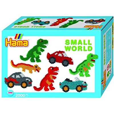 Hama 3502 – Creatieve vrije tijd – strijkkralen box – Midi – de miniatuur van de dinosaurussen Hama 3502 – Creatieve vrije tijd – strijkkralen box – Midi – de miniatuur van de dinosaurussen
