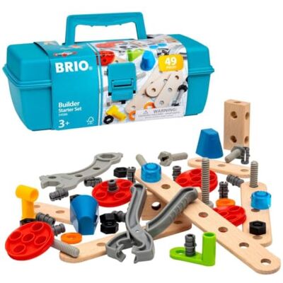 Brio Builder Builder Box, 49 delen In praktische gereedschapskoffer, educatief speelgoed voor kinderen, cadeau voor jongens en meisjes Brio Builder Builder Box, 49 delen In praktische gereedschapskoffer, educatief speelgoed voor kinderen, cadeau voor jongens en meisjes