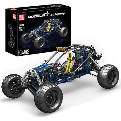 Mould King 18018 App op afstand bestuurd technisch terreinvoertuig met motoren, RC voertuig voor kinderen (532 stuks) Mould King 18018 App op afstand bestuurd technisch terreinvoertuig met motoren, RC voertuig voor kinderen (532 stuks)
