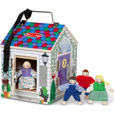 Melissa & Doug House deurbel Houten pop met deurbelgeluid Veelkleurig Houten Poppen 3+ jaar Cadeau voor jongen of meisje Melissa & Doug House deurbel Houten pop met deurbelgeluid Veelkleurig Houten Poppen 3+ jaar Cadeau voor jongen of meisje