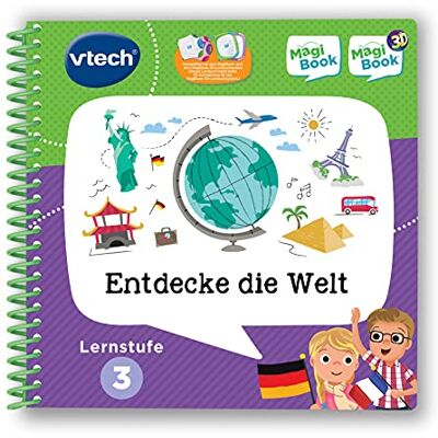 VTech Lernstufe 3 – ontdek de wereld: leerboek voor MagiBook, het interactieve leerboeksysteem VTech Lernstufe 3 – ontdek de wereld: leerboek voor MagiBook, het interactieve leerboeksysteem