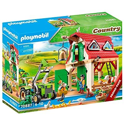 Playmobil 70887 Boerderij met dieren platteland leven op de boerderij promo-pack doos Playmobil 70887 Boerderij met dieren platteland leven op de boerderij promo-pack doos