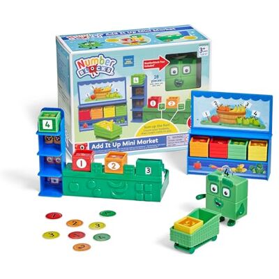 Learning Resources Numberblocks Mini Market Toevoegen en tellen, leeftijd 3+ Learning Resources Numberblocks Mini Market Toevoegen en tellen, leeftijd 3+