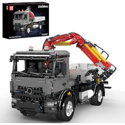 Mould King Techniek kraan vrachtwagen – afstandsbediening MOC APP Moc gemotoriseerd – transport van bouwvoertuigen – bouwset met pneumatische kraan en 11 motoren voor kinderen vanaf 14 jaar Mould King Techniek kraan vrachtwagen – afstandsbediening MOC APP Moc gemotoriseerd – transport van bouwvoertuigen – bouwset met pneumatische kraan en 11 motoren voor kinderen vanaf 14 jaar