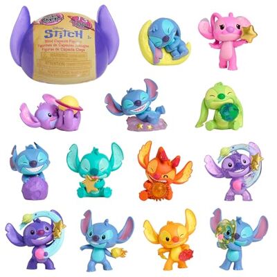 Just Play Disney Stitch minifiguren collectie in capsules, 5 cm hoge figuren om te verzamelen, speelgoed voor fans, kleine meisjes, kleine jongens en kinderen vanaf 3 jaar Just Play Disney Stitch minifiguren collectie in capsules, 5 cm hoge figuren om te verzamelen, speelgoed voor fans, kleine meisjes, kleine jongens en kinderen vanaf 3 jaar