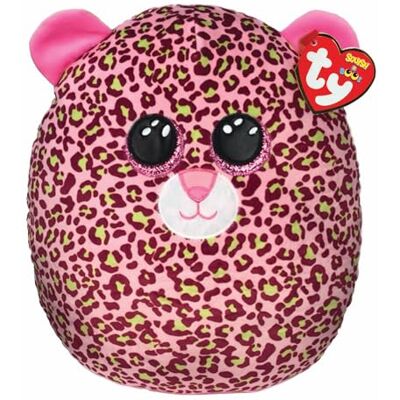 Ty Squish a Boos 39199 Pluche kussen voor kinderen, luipaardpatroon, 40 cm, Ty Squish a Boos 39199 Pluche kussen voor kinderen, luipaardpatroon, 40 cm,