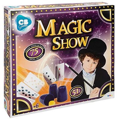 COLORBABY Magisch spel, 51 magische onderdelen, Magic Show met 75 torens, toverstaf voor kinderen, magisch spel voor kinderen van 6 jaar, educatief en creatief speelgoed voor jongens en meisjes (43756) COLORBABY Magisch spel, 51 magische onderdelen, Magic Show met 75 torens, toverstaf voor kinderen, magisch spel voor kinderen van 6 jaar, educatief en creatief speelgoed voor jongens en meisjes (43756)