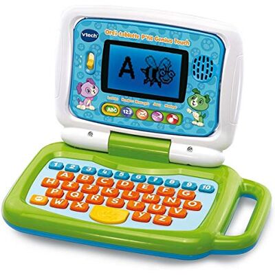 VTech Ordi-tablet P'tit Genius Touch groen – kindercomputer, leertablet – 2/6 jaar – versie FR VTech Ordi-tablet P'tit Genius Touch groen – kindercomputer, leertablet – 2/6 jaar – versie FR
