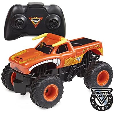 Monster Cable EL Toro Loco RC 1:24 – officieel radiografisch bestuurde Monster Truc met afstandsbediening 2,4 GHz – 6060517 – speelgoed voor kinderen vanaf 4 jaar Monster Cable EL Toro Loco RC 1:24 – officieel radiografisch bestuurde Monster Truc met afstandsbediening 2,4 GHz – 6060517 – speelgoed voor kinderen vanaf 4 jaar