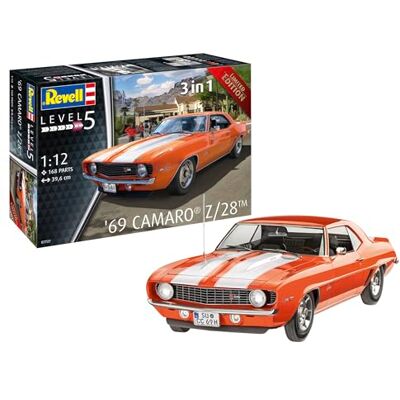 Revell 07727 '69 Camaro® Z/28™ modelauto bouwpakket 1:12 Revell 07727 '69 Camaro® Z/28™ modelauto bouwpakket 1:12