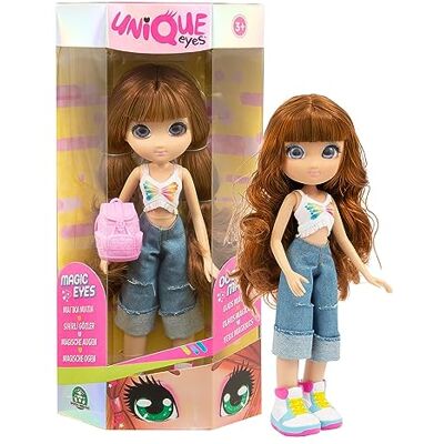 Giochi Preziosi UNIQUE EYES, MYM444 Pop 25 cm – Sophia, met haar blik naar de ogen, met kleding lente zomer, speelgoed voor kinderen vanaf 3 jaar Giochi Preziosi UNIQUE EYES, MYM444 Pop 25 cm – Sophia, met haar blik naar de ogen, met kleding lente zomer, speelgoed voor kinderen vanaf 3 jaar