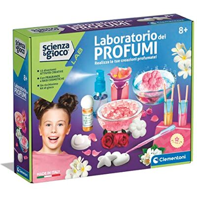 Clementoni 19346 Wetenschap en Game Lab Het Parfumlaboratorium Set voor het maken van geuren, laboratorium voor meisjes vanaf 8 jaar (spel in Italië), gemaakt in Italië Clementoni 19346 Wetenschap en Game Lab Het Parfumlaboratorium Set voor het maken van geuren, laboratorium voor meisjes vanaf 8 jaar (spel in Italië), gemaakt in Italië