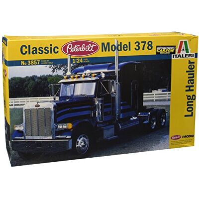Italeri I3857 Model Auto en Vrachtwagen Peterbilt 378 Long Hauler Schaal 1:24 Italeri I3857 Model Auto en Vrachtwagen Peterbilt 378 Long Hauler Schaal 1:24