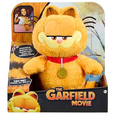 Animagic Garfield Knuffel kat Garfield heel zacht om te dansen met Good Life muziek uit de film Interactief huisdier voor kinderen vanaf 3 jaar 25 cm 3 AA-batterijen inbegrepen Animagic Garfield Knuffel kat Garfield heel zacht om te dansen met Good Life muziek uit de film Interactief huisdier voor kinderen vanaf 3 jaar 25 cm 3 AA-batterijen inbegrepen