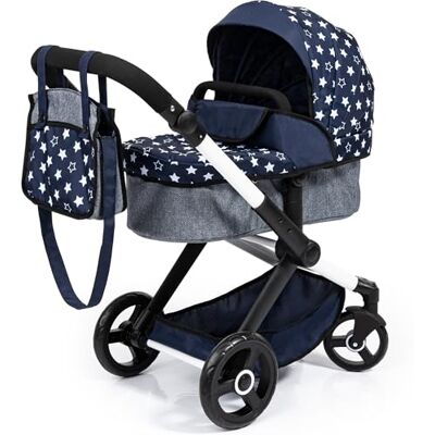 Bayer Design 17015AA Xeo Combi poppenwagen, poppenwagen, tas, in hoogte verstelbaar, transformeerbaar Bayer Design 17015AA Xeo Combi poppenwagen, poppenwagen, tas, in hoogte verstelbaar, transformeerbaar