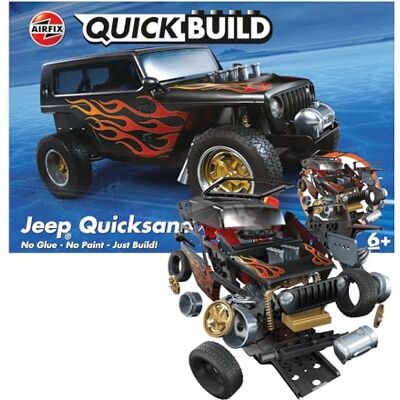 Airfix Quicksand Quicksand Quickbuild Jeep modelbouwset Airfix Quicksand Quicksand Quickbuild Jeep modelbouwset