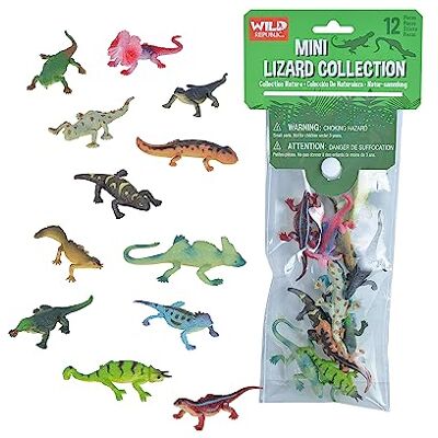WILD REPUBLIC 22125 Mini-hagedis plastic tas voor kinderen, educatief speelgoed, herbruikbare tas WILD REPUBLIC 22125 Mini-hagedis plastic tas voor kinderen, educatief speelgoed, herbruikbare tas