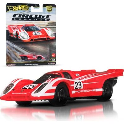 Hot Wheels Premium Car Culture JBK63 Porsche 917K verzamelwagen schaal 1:64 Circuit Legends met wielen Real Riders Hot Wheels Premium Car Culture JBK63 Porsche 917K verzamelwagen schaal 1:64 Circuit Legends met wielen Real Riders
