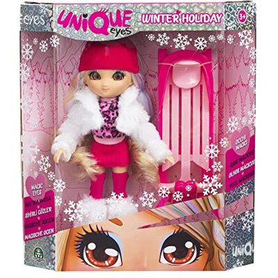Giochi Preziosi Unique Eyes, 25 cm grote pop – Rebecca, met hun blik die je uit de ogen volgt, met winterkleding en accessoires, speelgoed voor kinderen vanaf 3 jaar, , MYM172 Giochi Preziosi Unique Eyes, 25 cm grote pop – Rebecca, met hun blik die je uit de ogen volgt, met winterkleding en accessoires, speelgoed voor kinderen vanaf 3 jaar, , MYM172