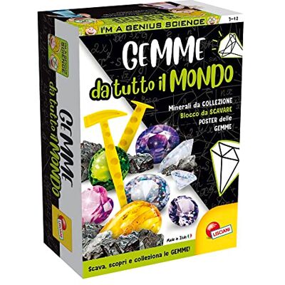 Liscianigiochi Lisciani Games I'm a Genius Science Pocket Edelstenen van de hele wereld, 100200 Liscianigiochi Lisciani Games I'm a Genius Science Pocket Edelstenen van de hele wereld, 100200